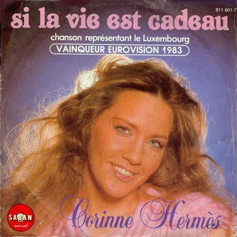 corinne hermes si la vie est un cadeau|youtube corinne hermes eurovision.